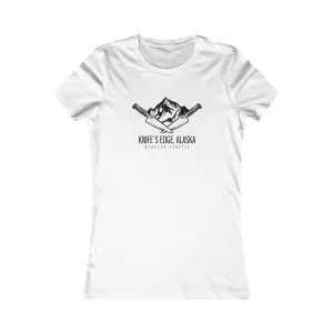 Elegant Women's Favorite Tee - Knife's Edge, Alaska