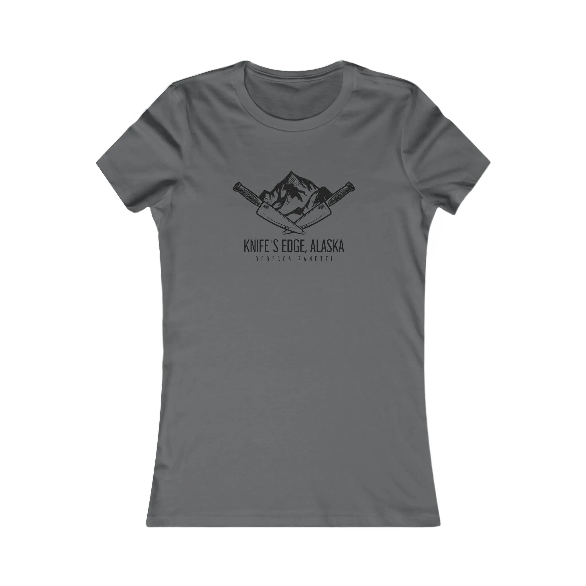 Elegant Women's Favorite Tee - Knife's Edge, Alaska