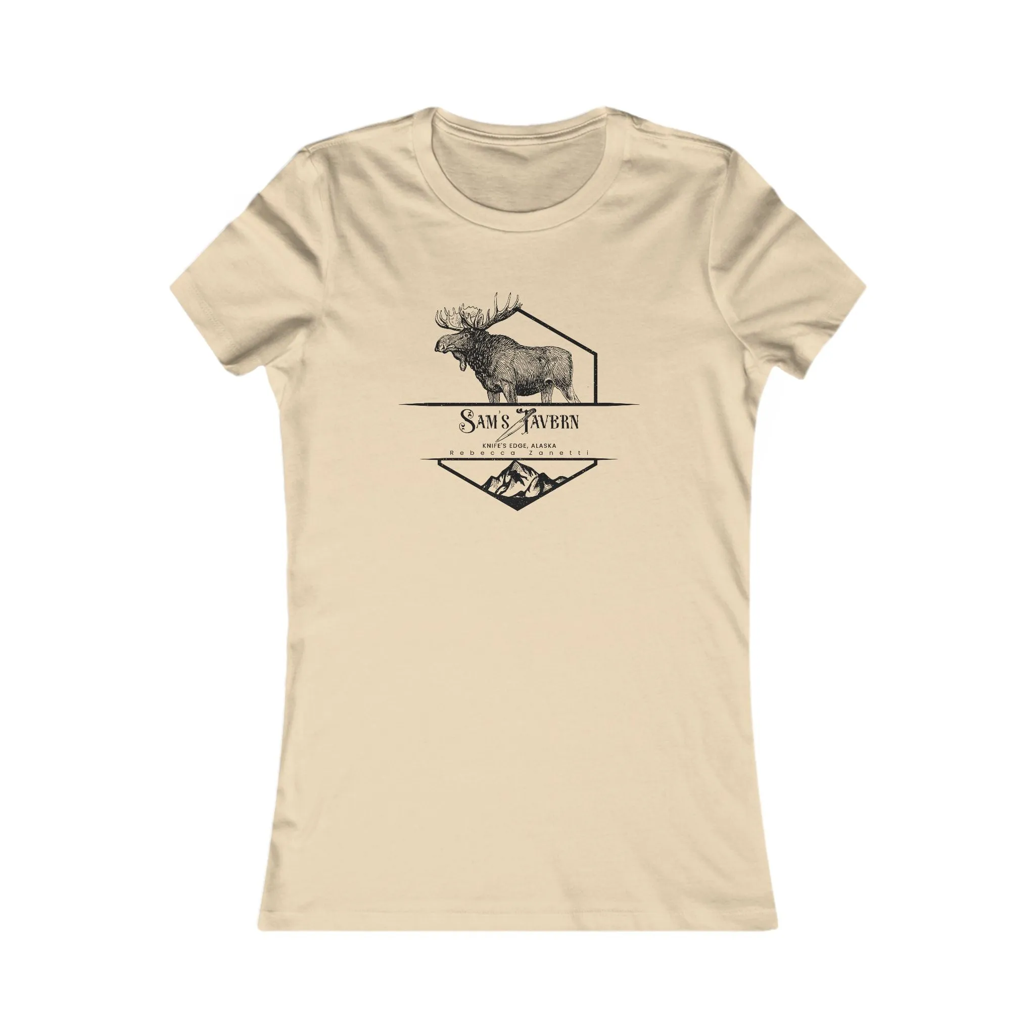 Elegant Women's Favorite Tee - Sam's Tavern | Knife's Edge, Alaska
