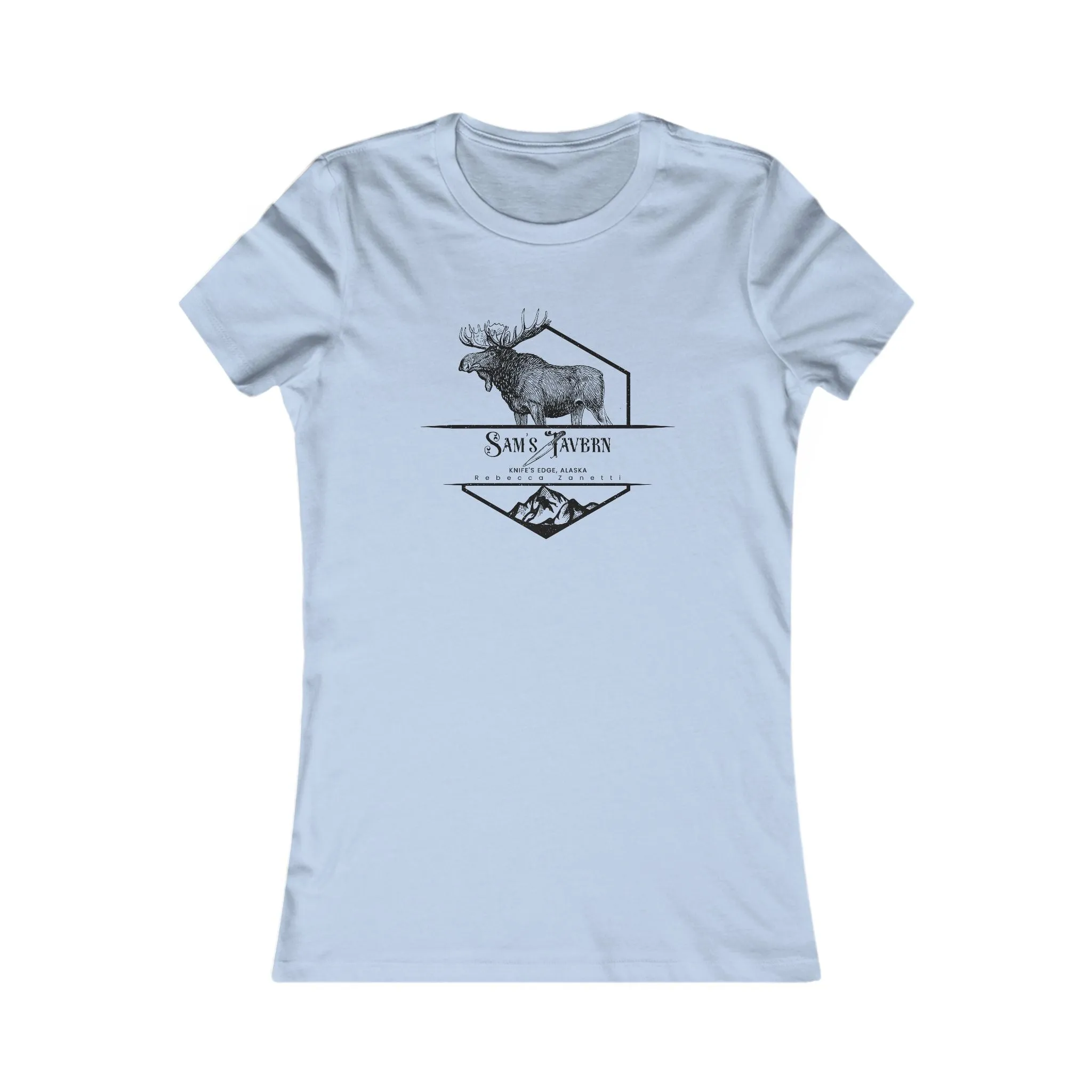 Elegant Women's Favorite Tee - Sam's Tavern | Knife's Edge, Alaska