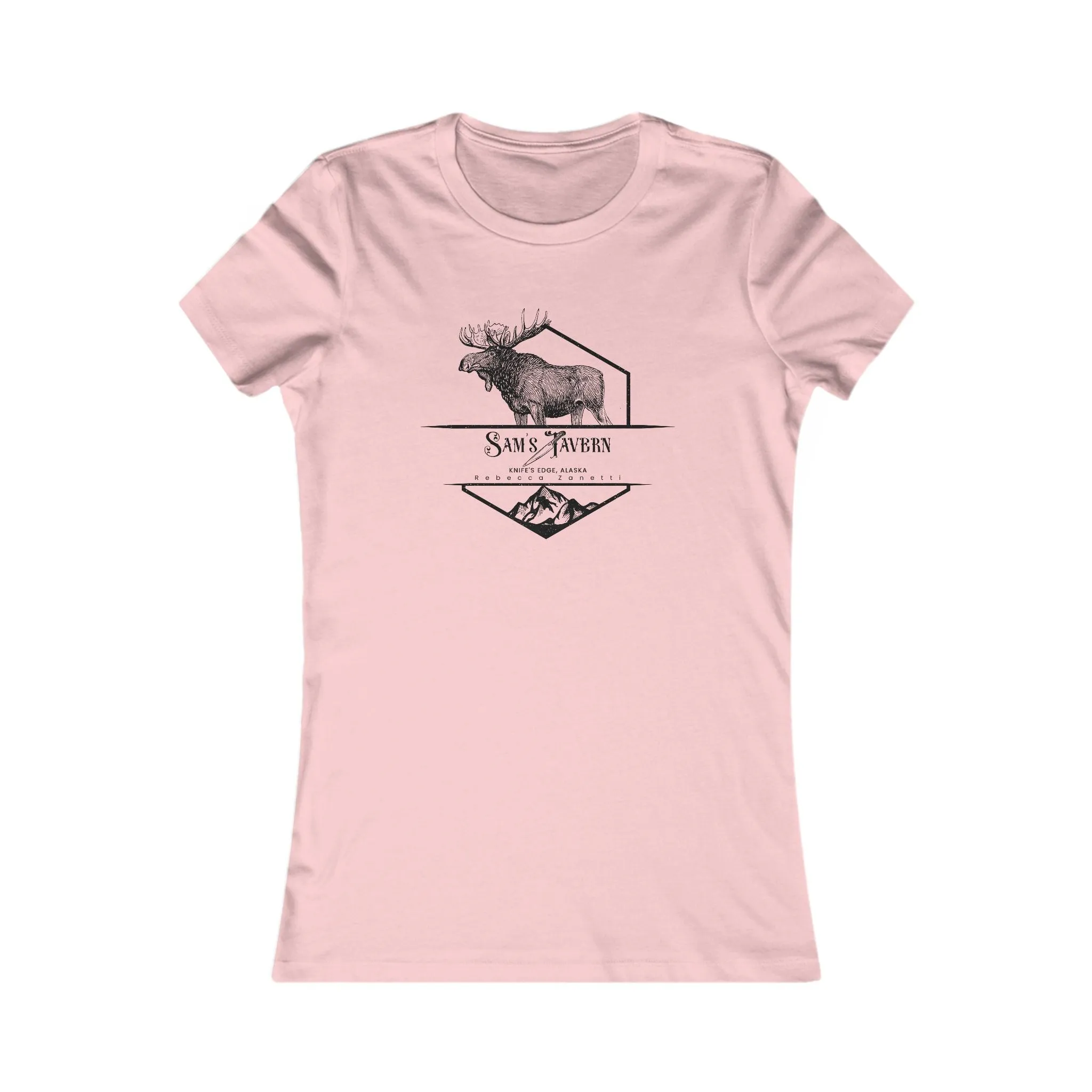 Elegant Women's Favorite Tee - Sam's Tavern | Knife's Edge, Alaska