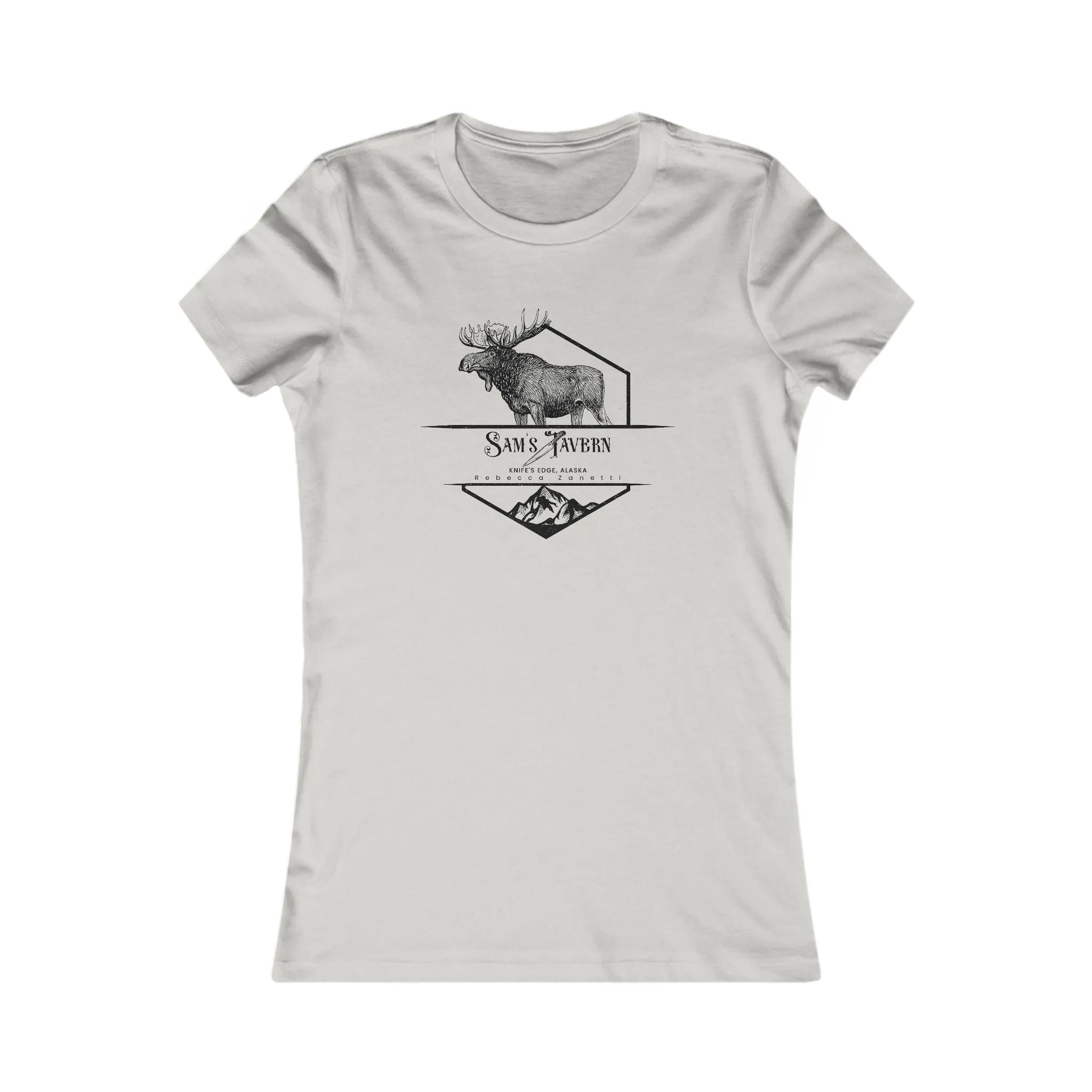 Elegant Women's Favorite Tee - Sam's Tavern | Knife's Edge, Alaska
