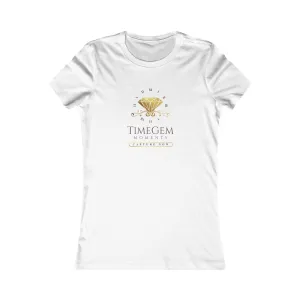 Elegant Women's Favorite Tee - Time Gem Moments