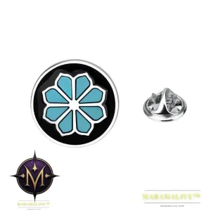 Enamel Flower Shape Man Lapel Pin Brooches Pins Fine Gift For Men