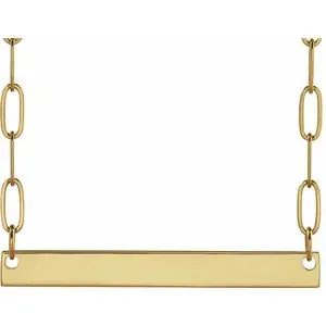 Engravable Bar Necklace 88328