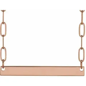 Engravable Bar Necklace 88328