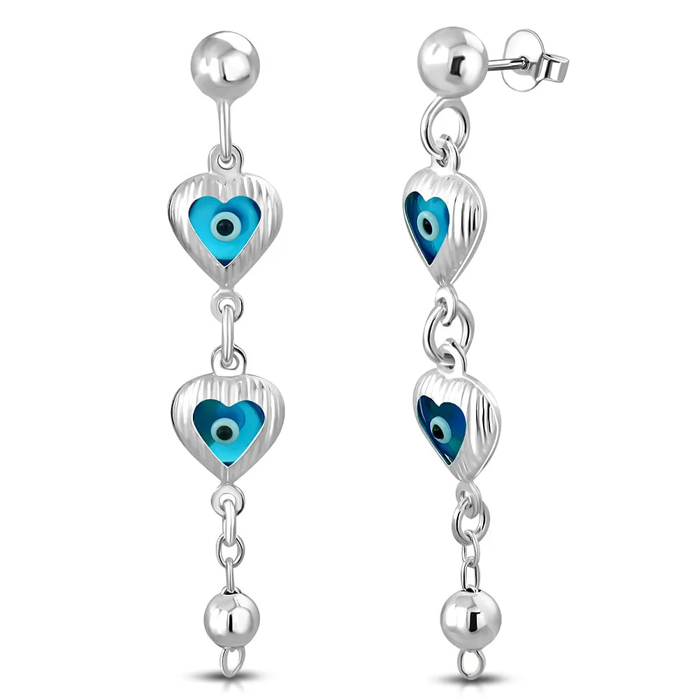 Evil Heart Drop Earring