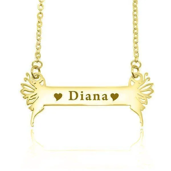 Fairy Name Bar Necklace