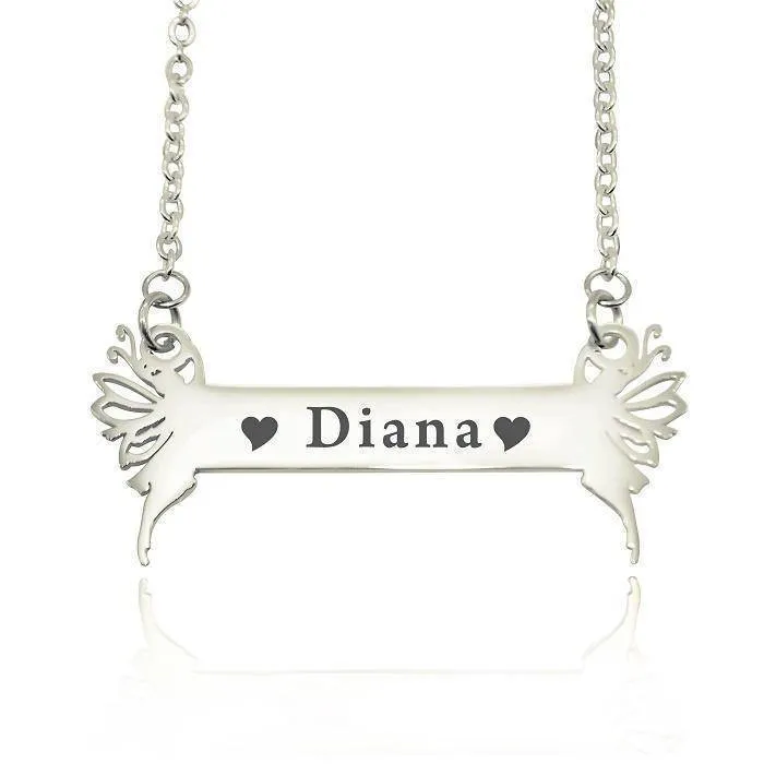 Fairy Name Bar Necklace