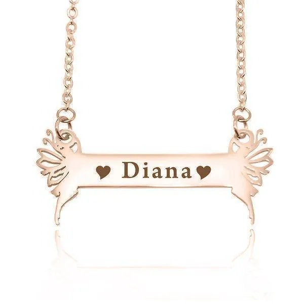 Fairy Name Bar Necklace