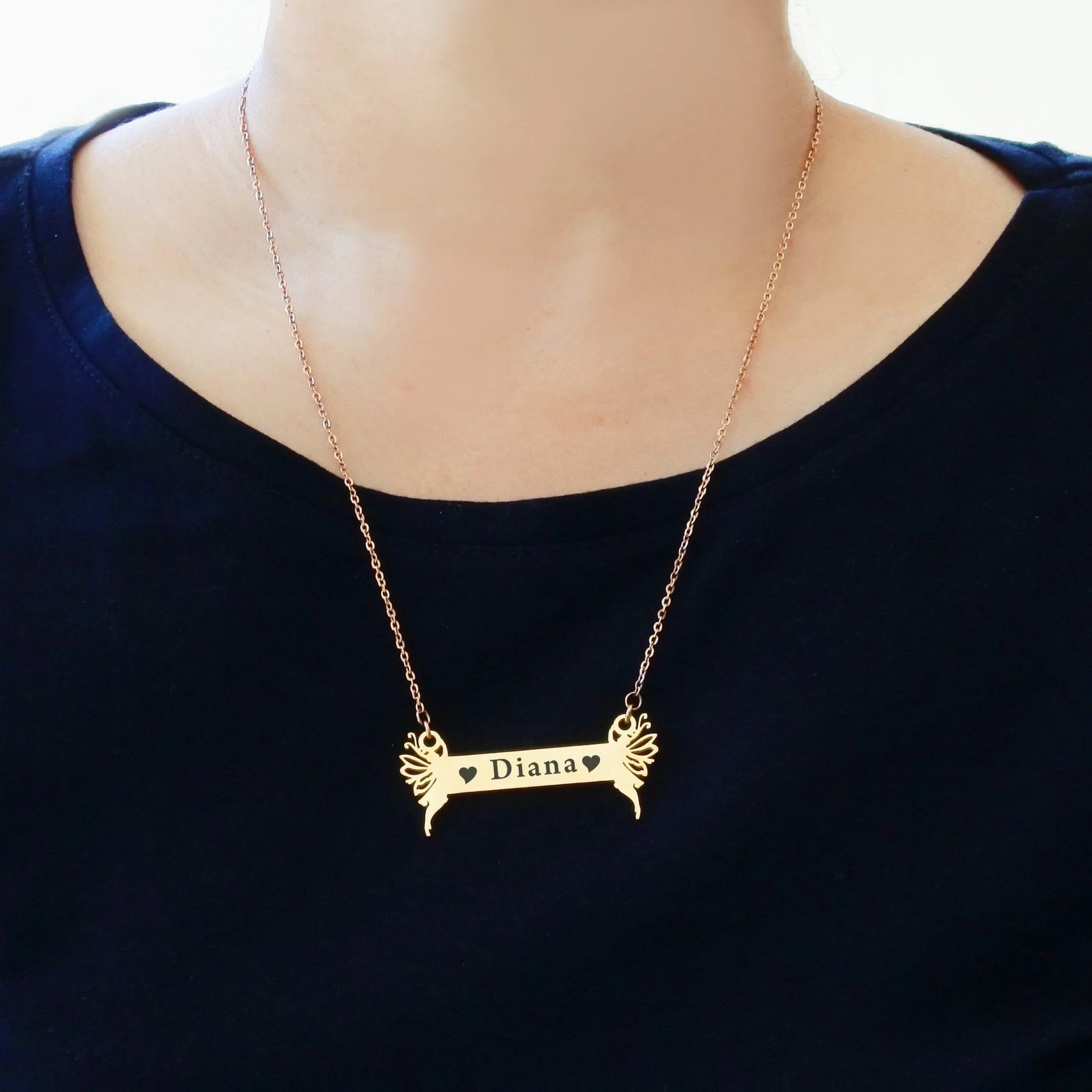 Fairy Name Bar Necklace