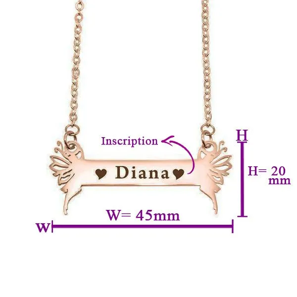 Fairy Name Bar Necklace