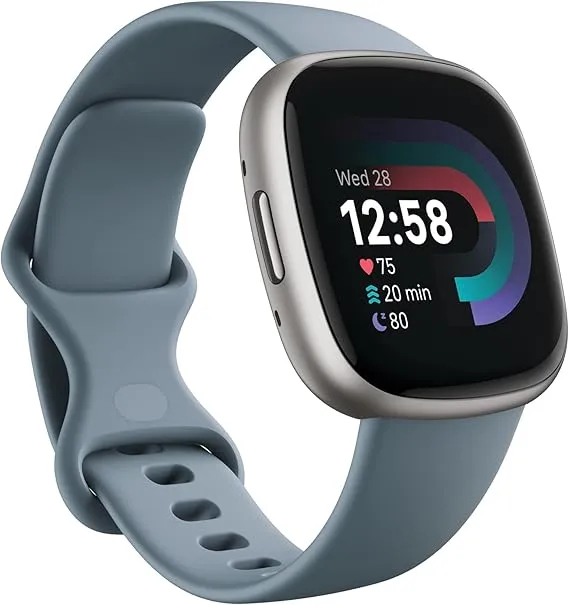 Fitbit Versa 4: Advanced Fitness Smartwatch with Built-in GPS   24/7 Heart Rate, Daily Readiness Score, 40  Exercise Modes, Sleep & Stress Tracking | 1-Year Warranty, 14-Day Hassle-Free Returns