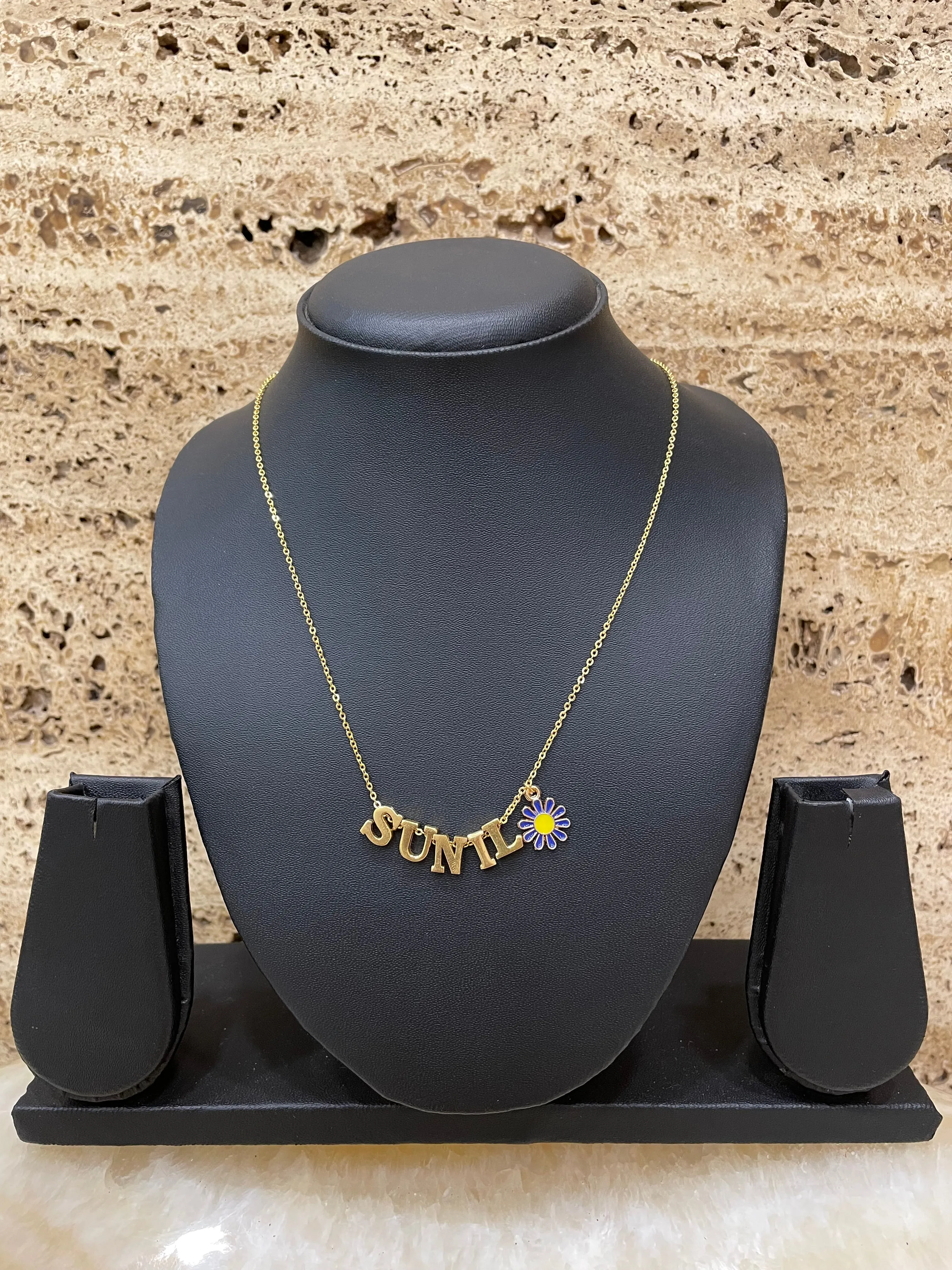 Flower Name Necklace