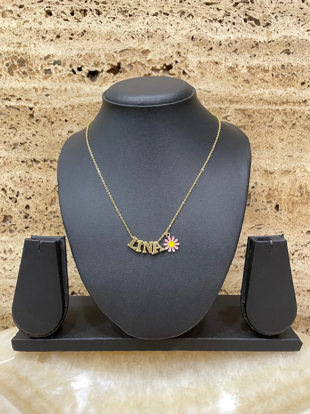 Flower Name Necklace