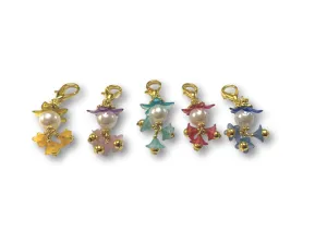 Flowering PF - #061 Set of 5 Stitch Markers