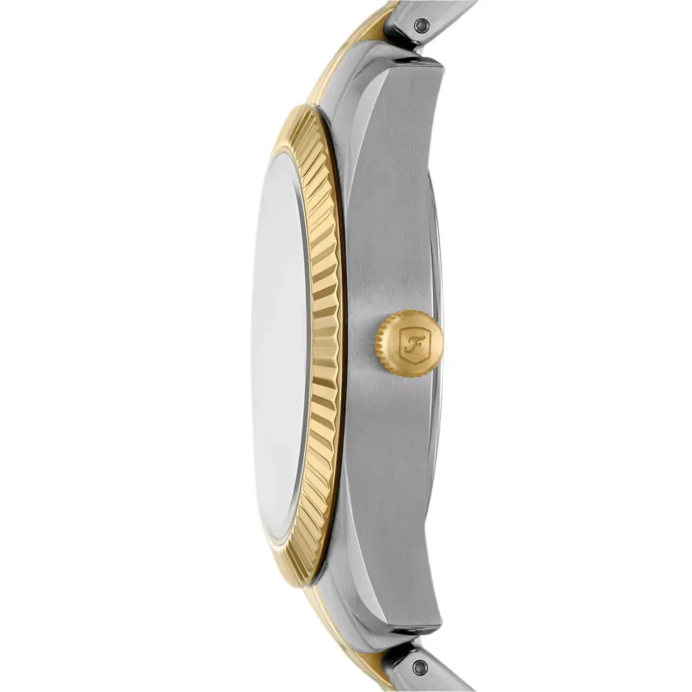 Fossil Scarlette Ladies Three-Hand Date Two-Tone Stainless Steel Watch