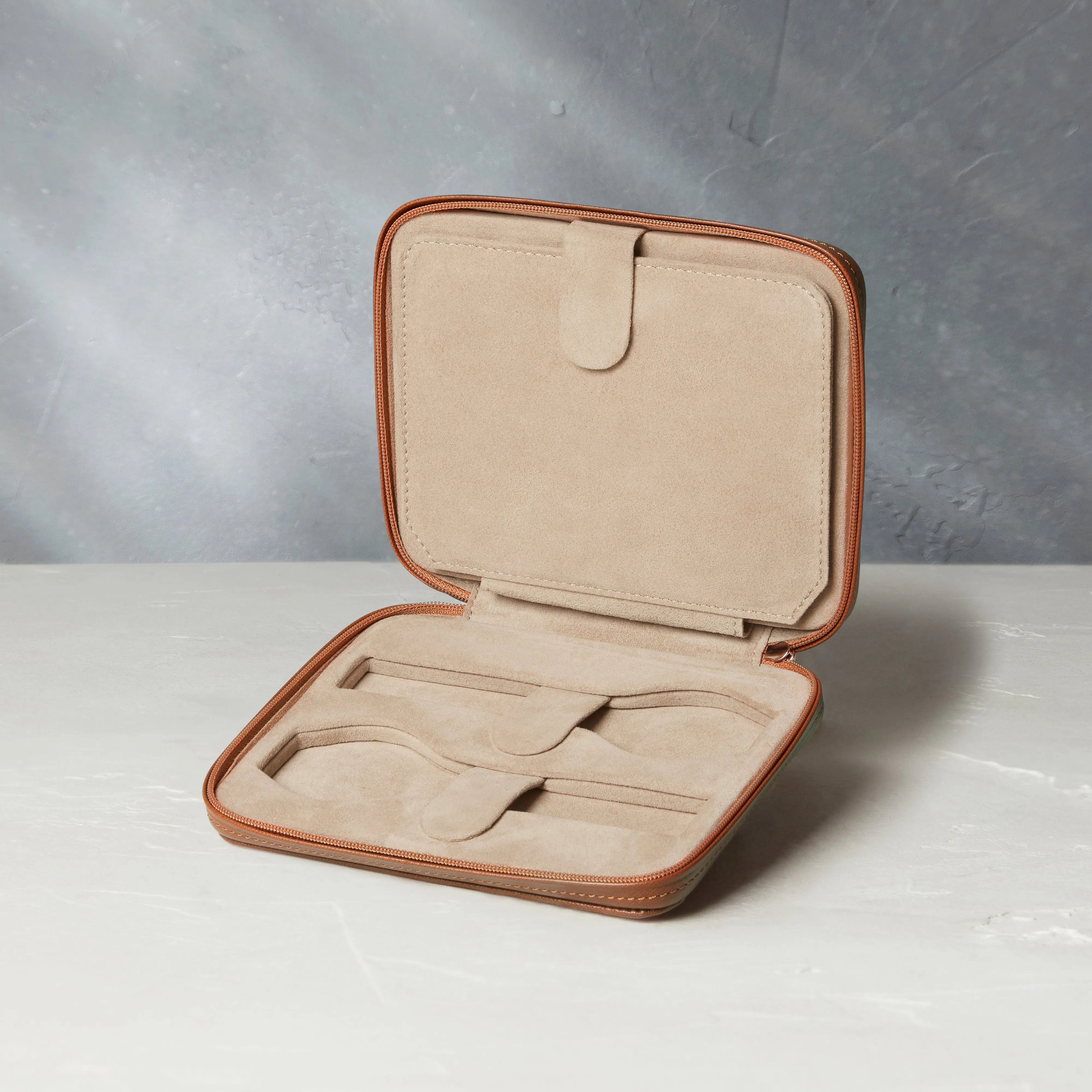 four-watch folio, saffiano