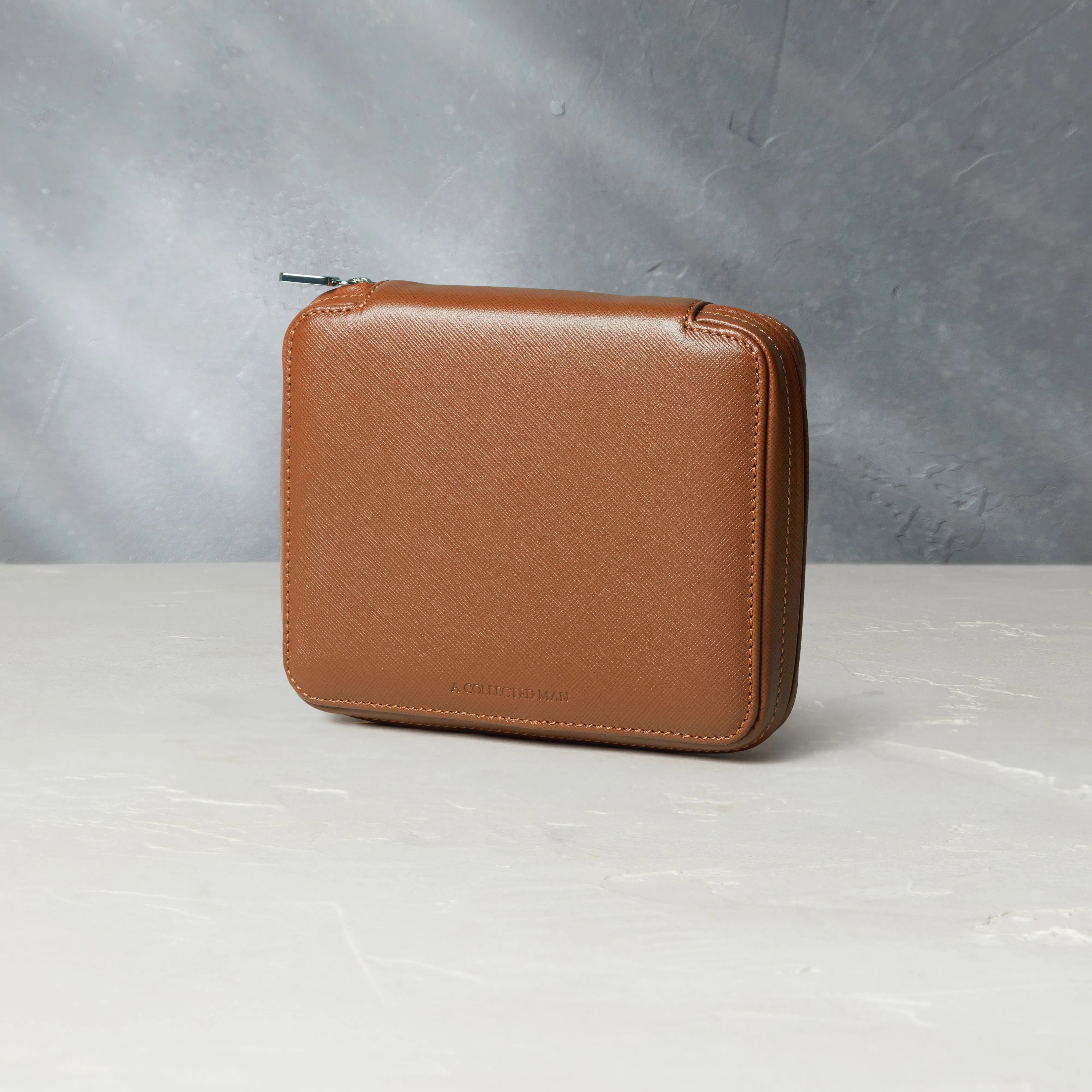 four-watch folio, saffiano