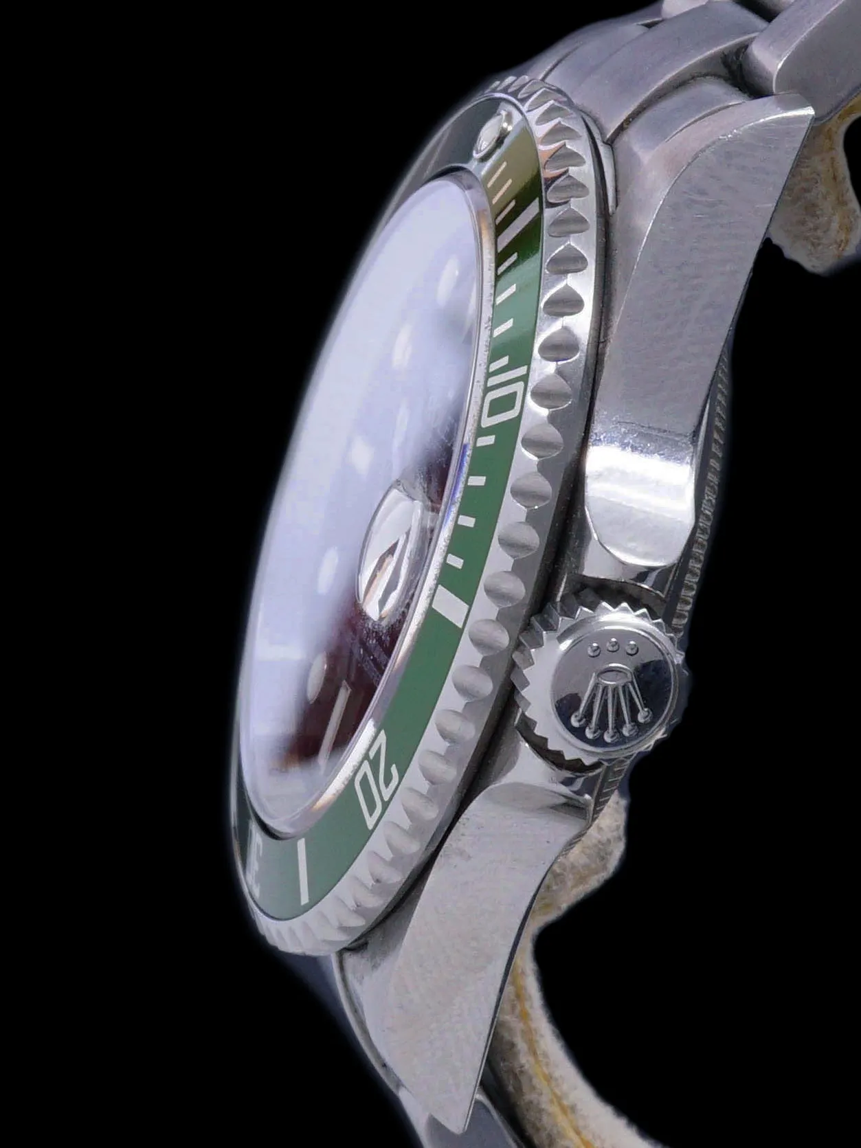Full Set 2008 Rolex Green Submariner (Ref. 16610LV) "Kermit" 50th Anniversary