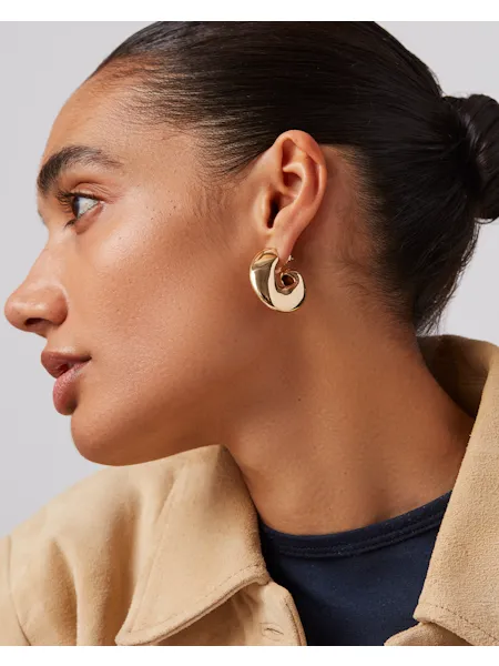 Gigi Hoops | Gold