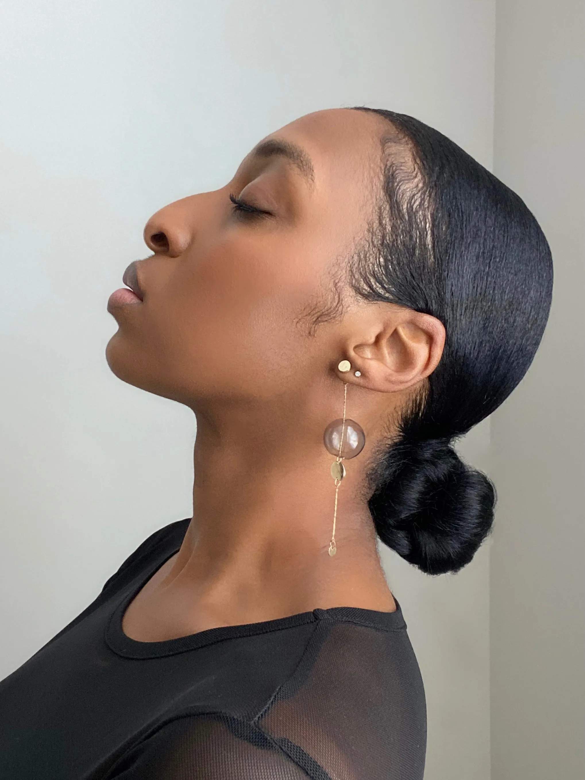 Glacial Rose | earrings