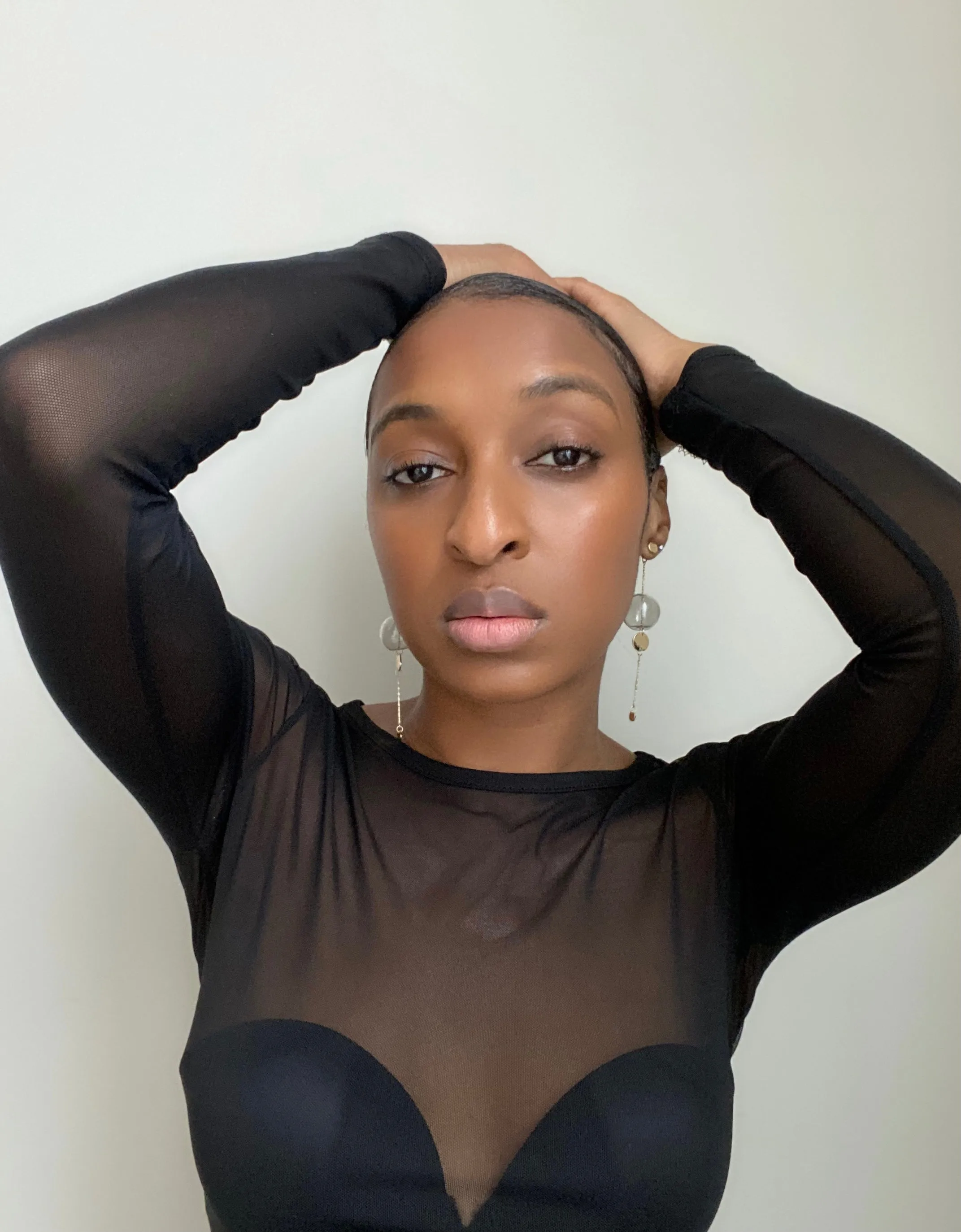 Glacial Rose | earrings