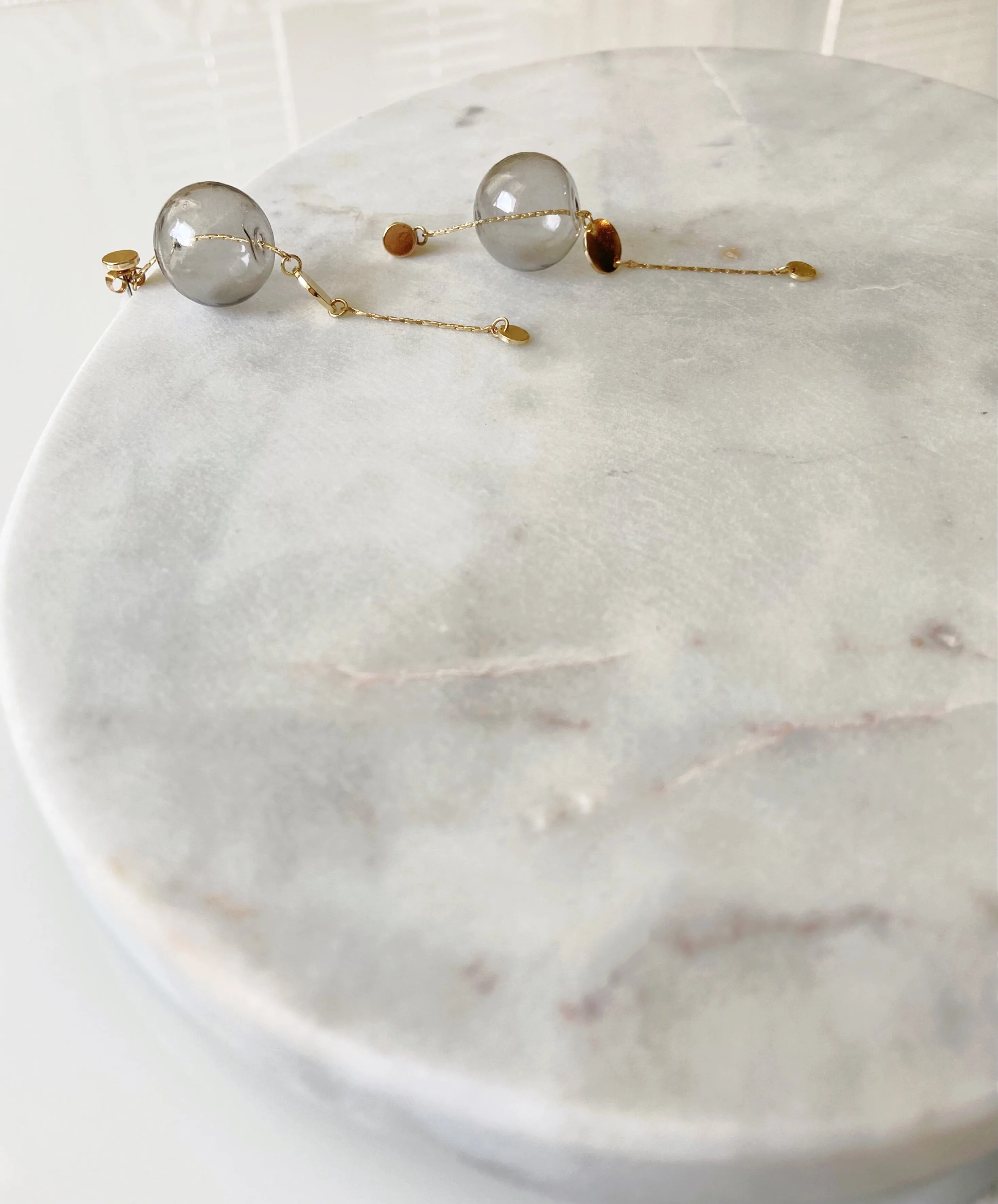 Glacial Rose | earrings