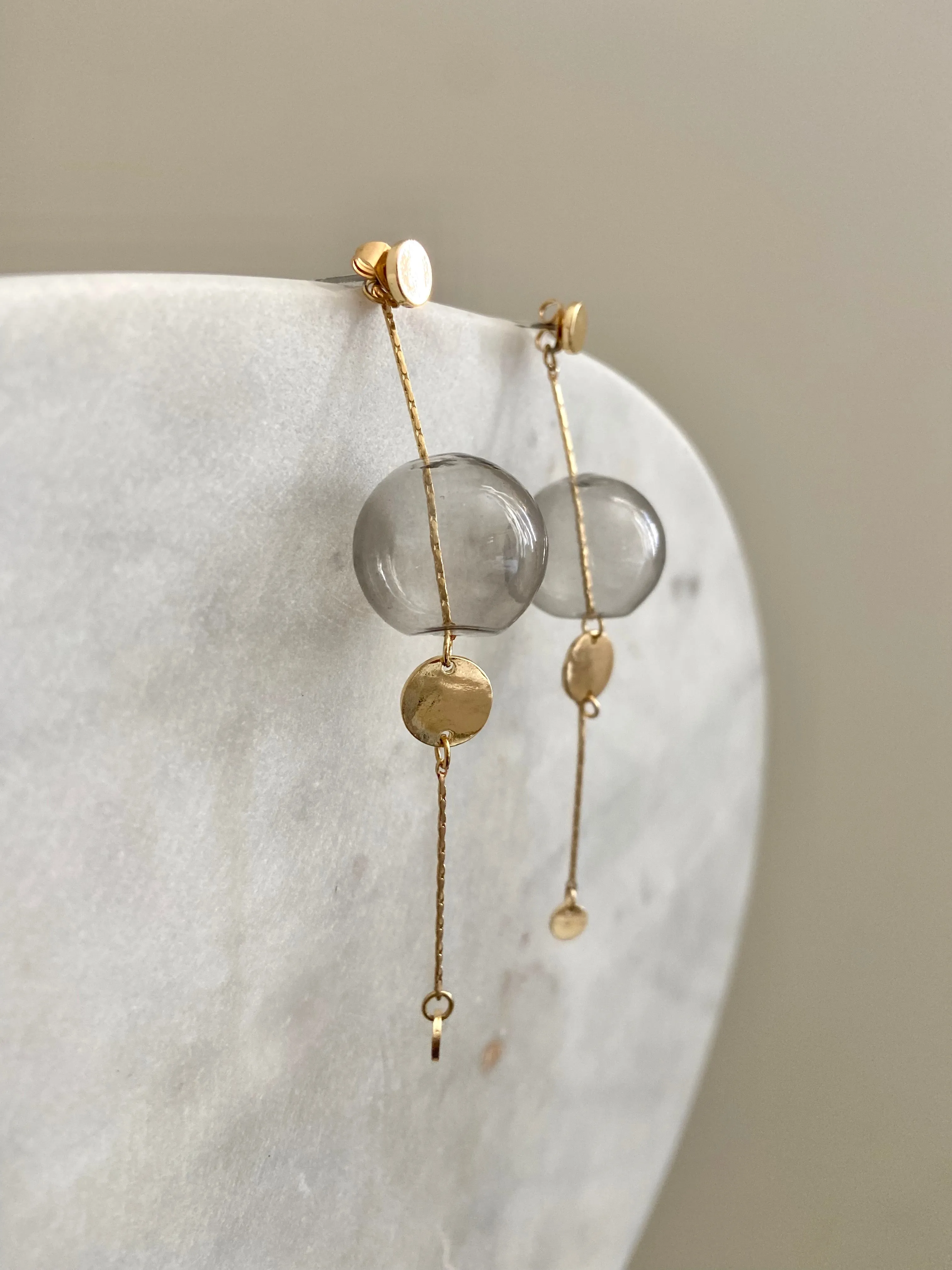 Glacial Rose | earrings