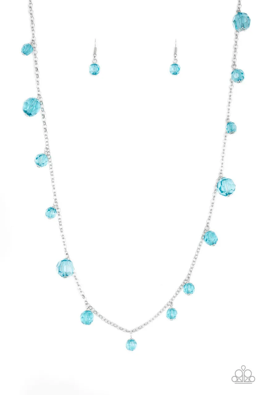 GLOW-Rider Blue Paparazzi Necklace