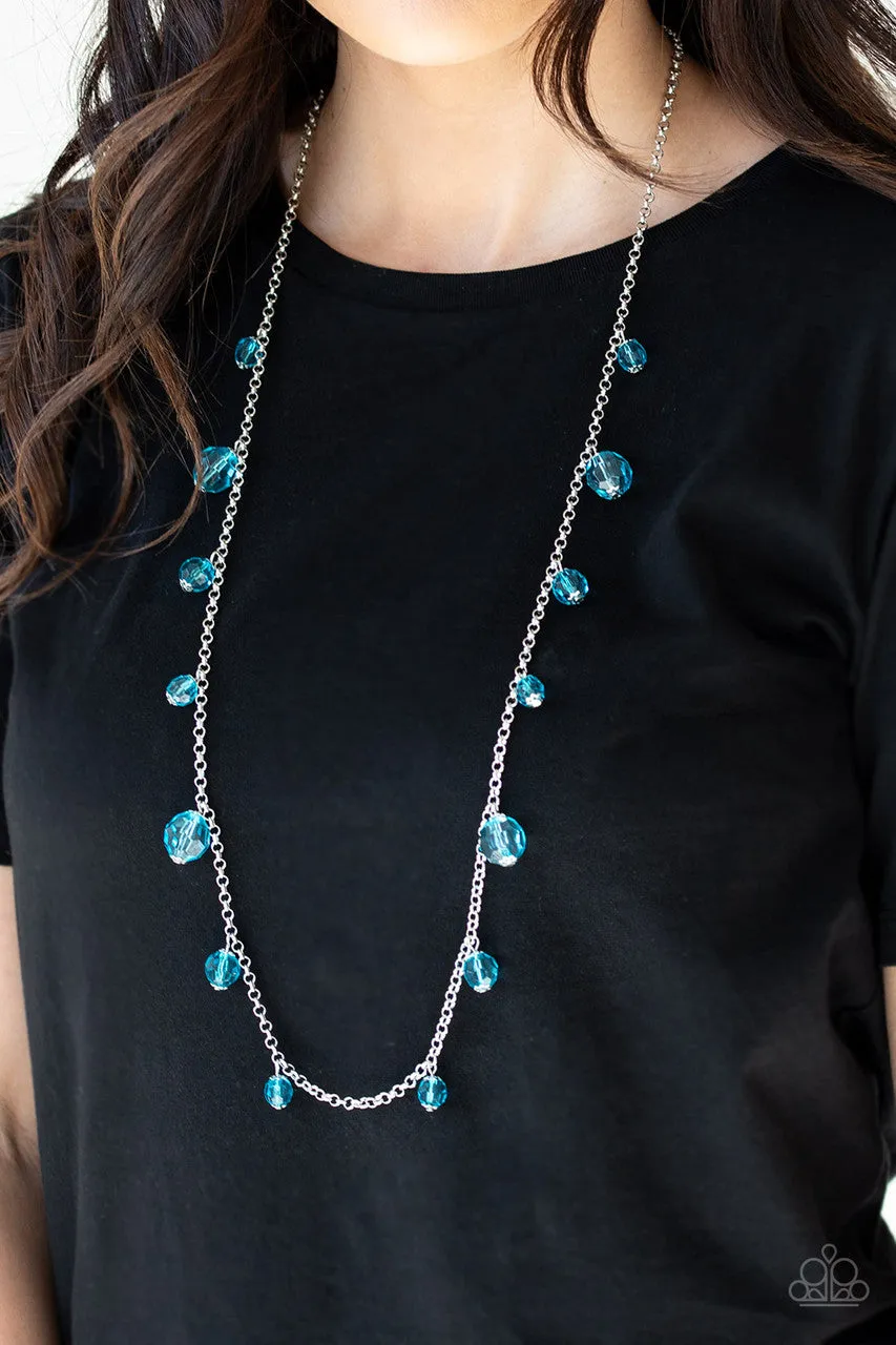 GLOW-Rider Blue Paparazzi Necklace