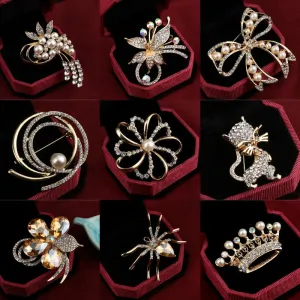Gold Color Brooch Pins