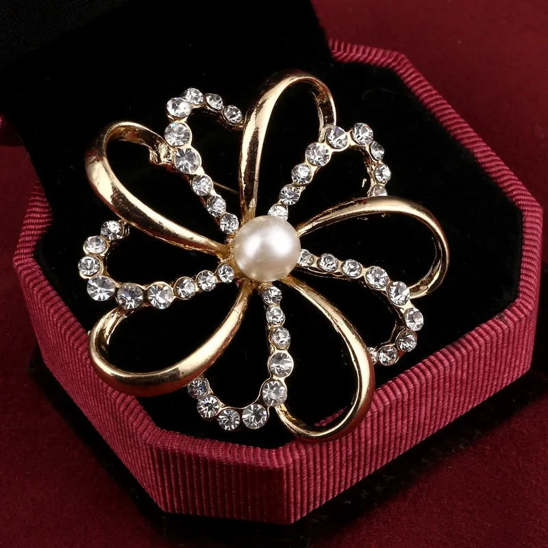 Gold Color Brooch Pins