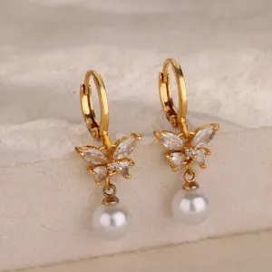 Gold Dangle Earrings for Women