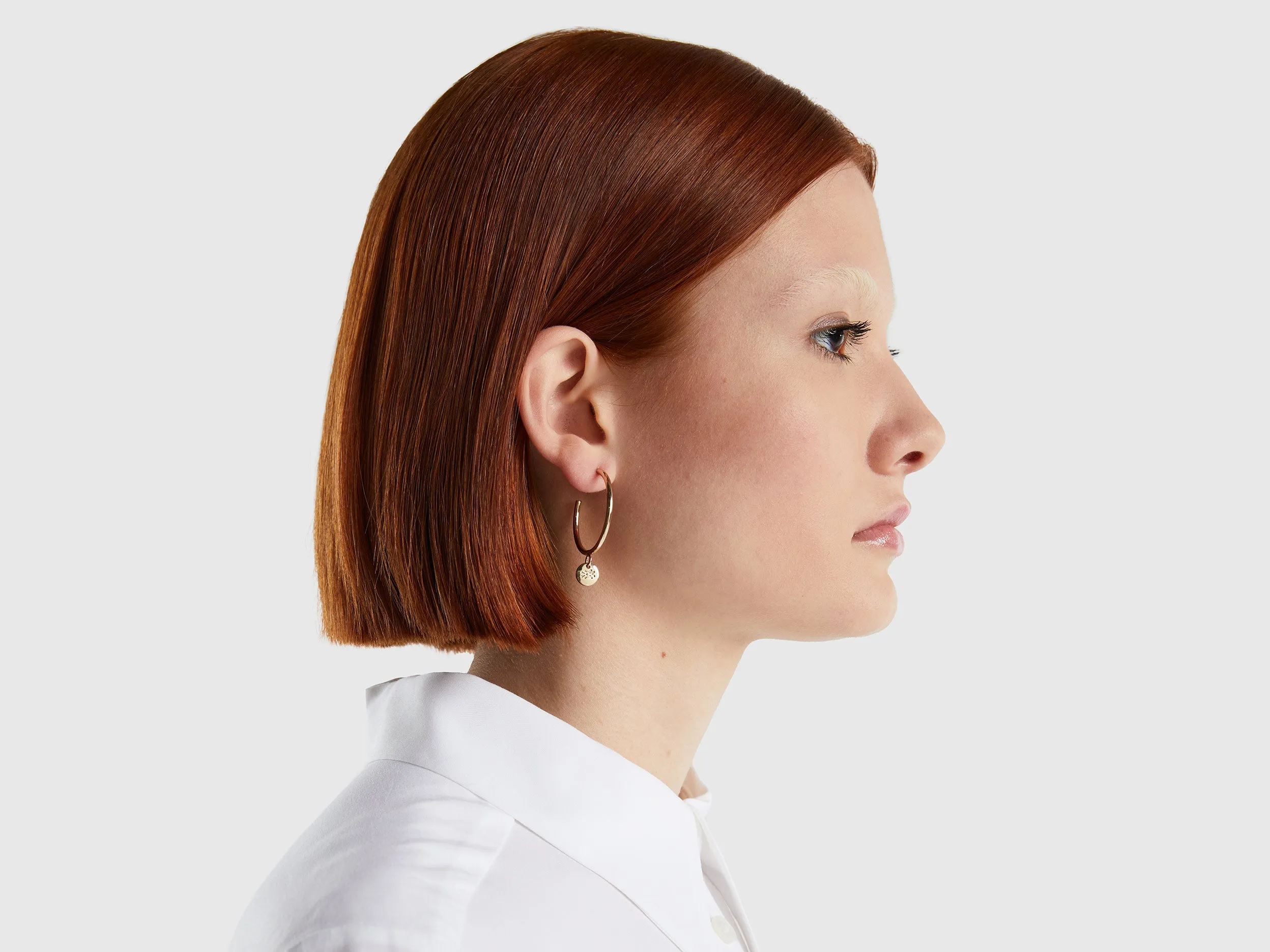 GOLD HOOP EARRINGS