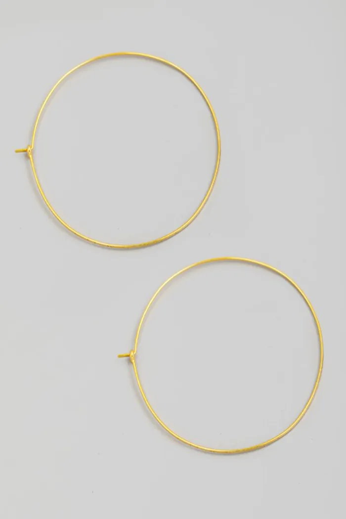 Gold Hoop Earrings