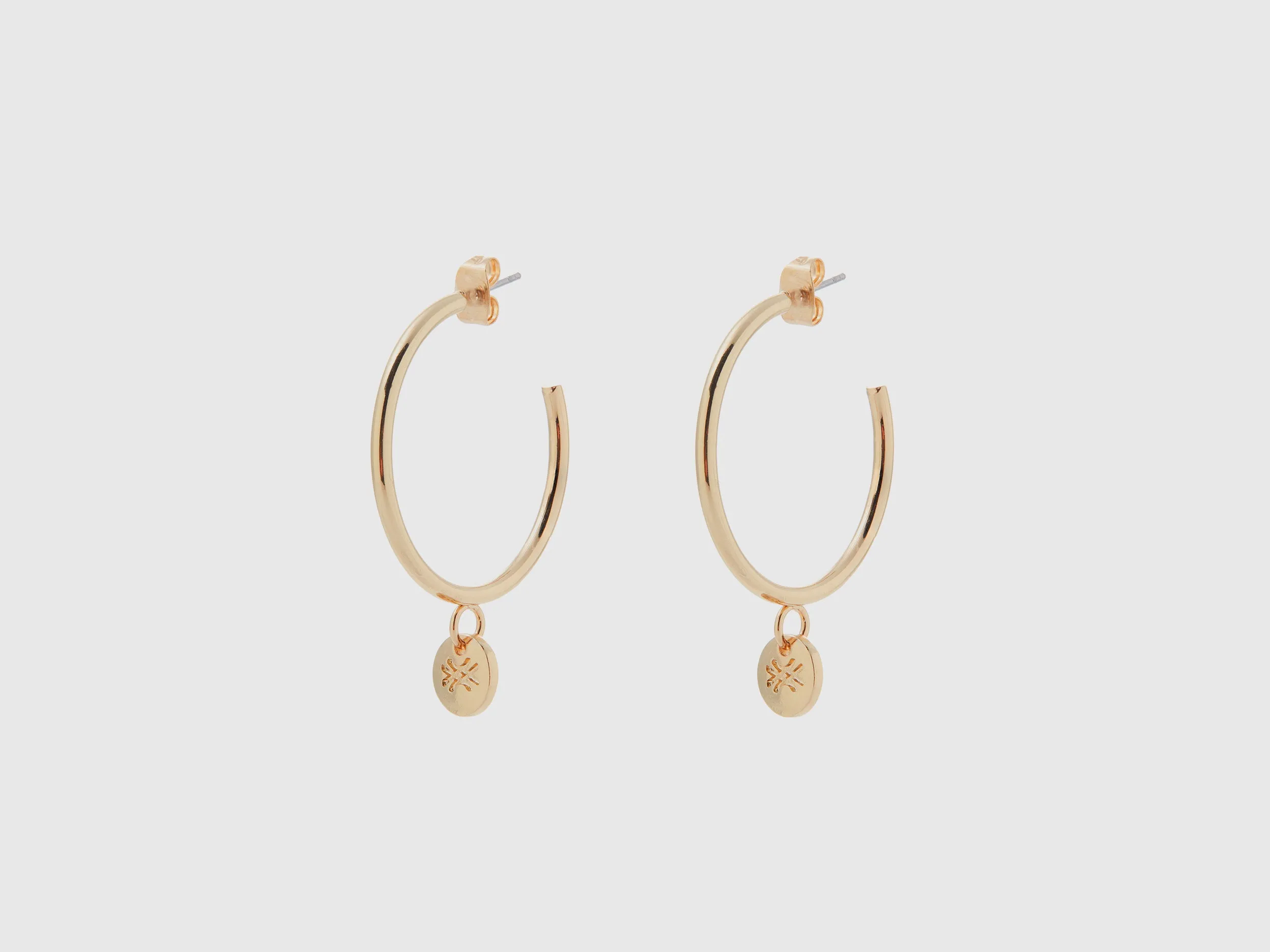GOLD HOOP EARRINGS