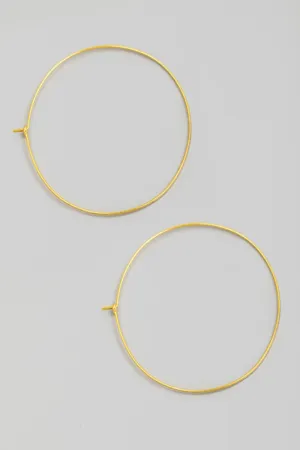 Gold Hoop Earrings