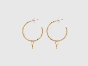 GOLD HOOP EARRINGS