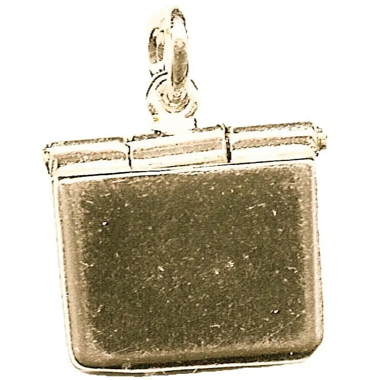 Gold Laptop computer Charm