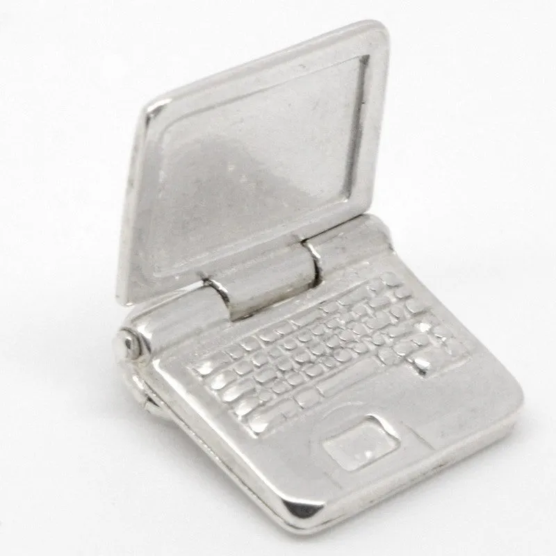 Gold Laptop computer Charm