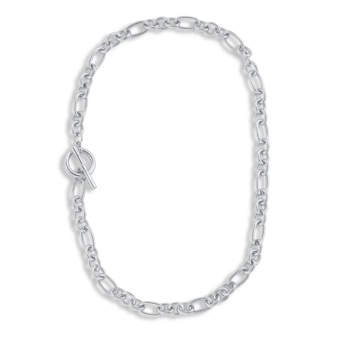Gold Maude Curb Chain T bar Bracelet