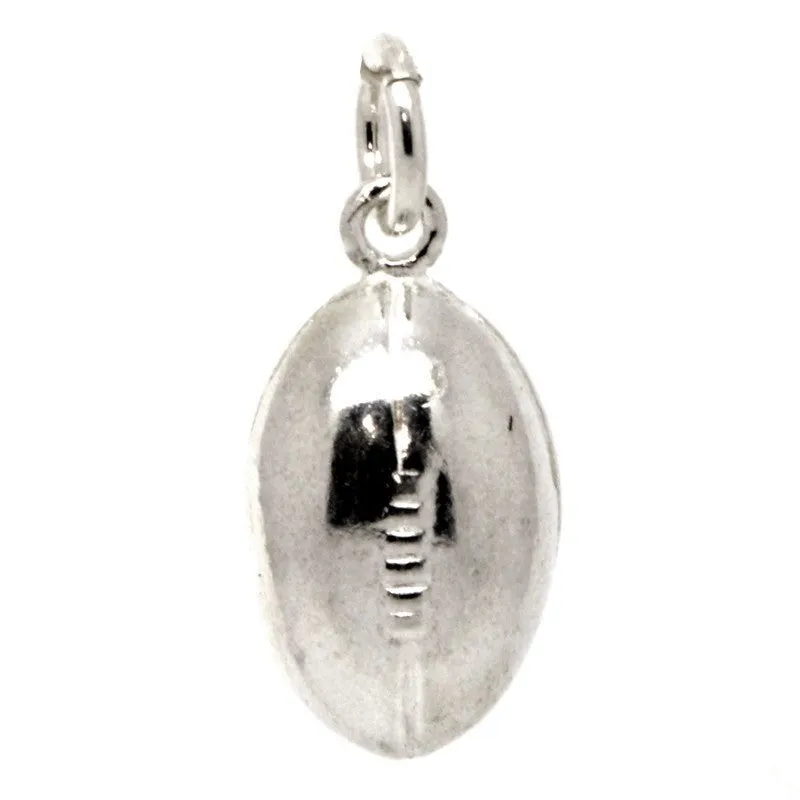 Gold Rugby Ball Charm