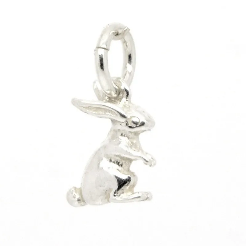 Gold Small Bunny Rabbit Charm
