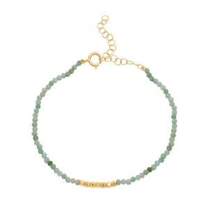 Golden Gem Strand  - Chrysoprase