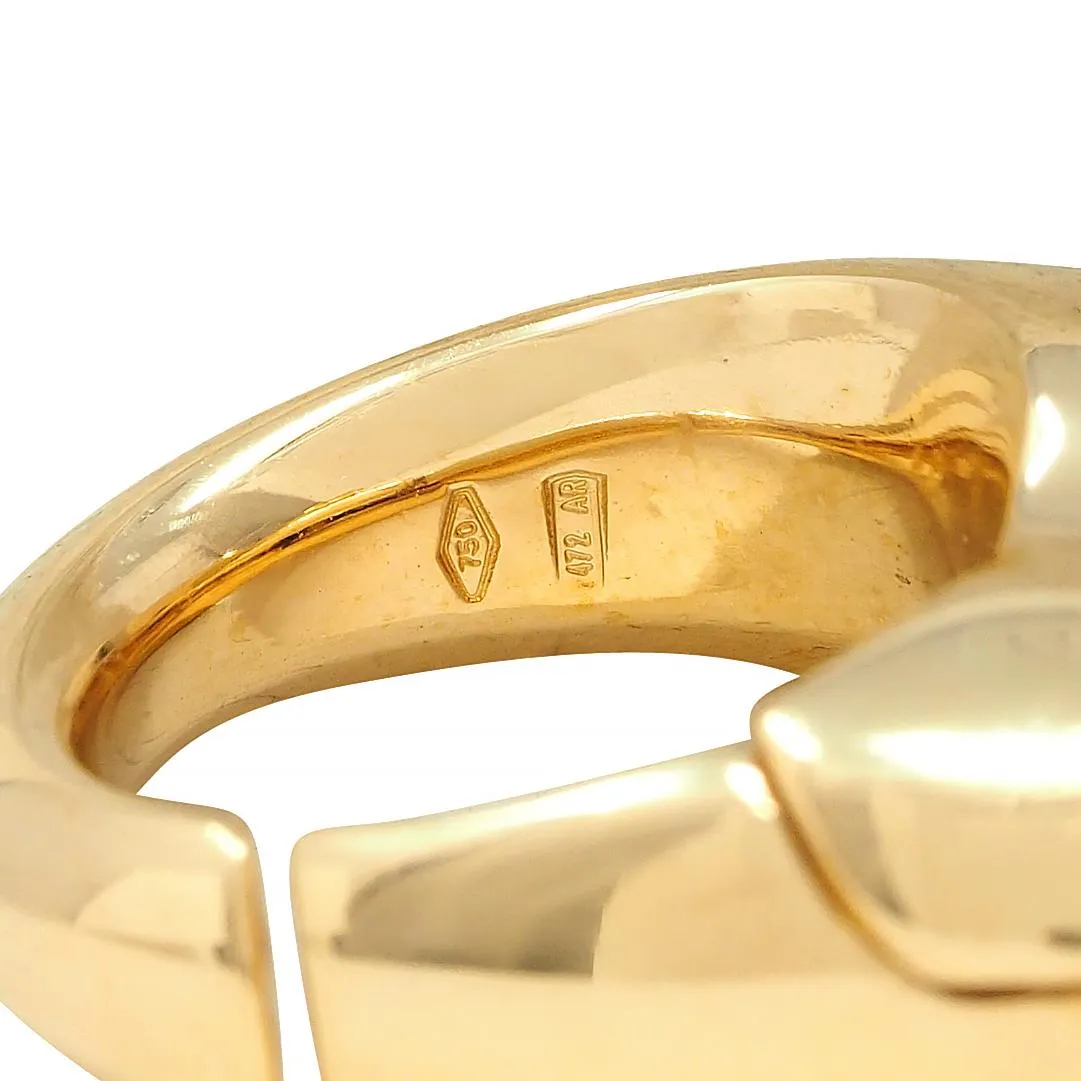 Gucci 2006 18 Karat Yellow Gold Puffed Mariner Link Bracelet