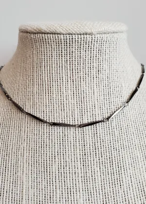 Gunmetal Layering Necklace