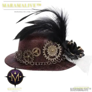 Halloween Gothic Mini Top Hat Steampunk Little Hat