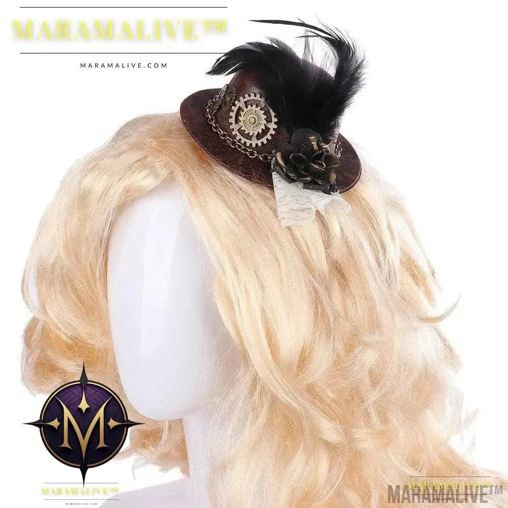 Halloween Gothic Mini Top Hat Steampunk Little Hat