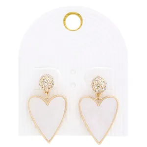 Heart Rhinestone Earring